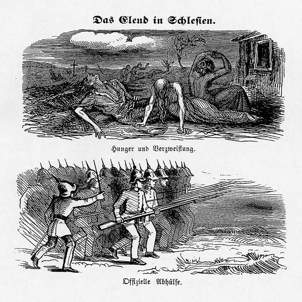 1844 Elend in Schlesien
