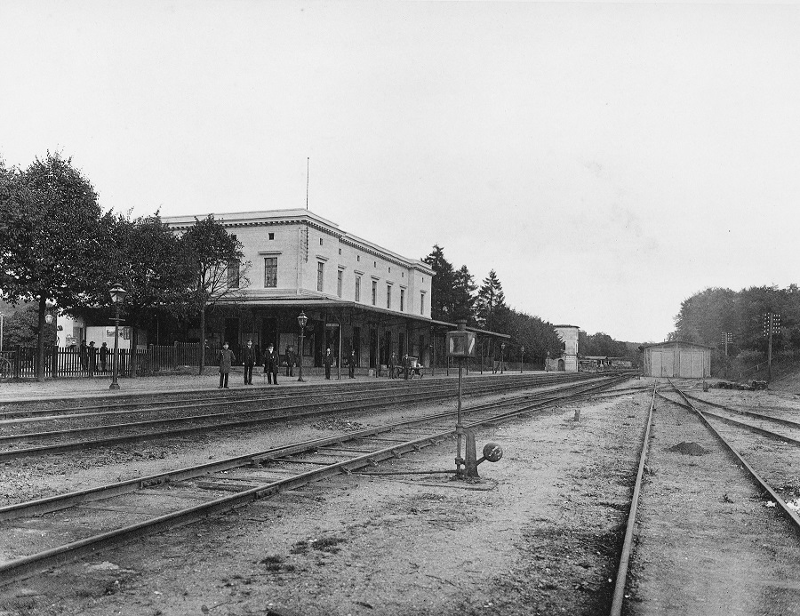 Friedrichsruh Bahnhof um 1900