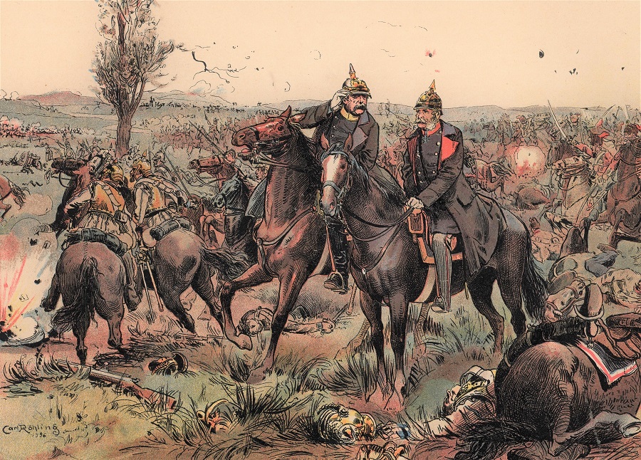 Bismarck und Wilhelm Koeniggraetz