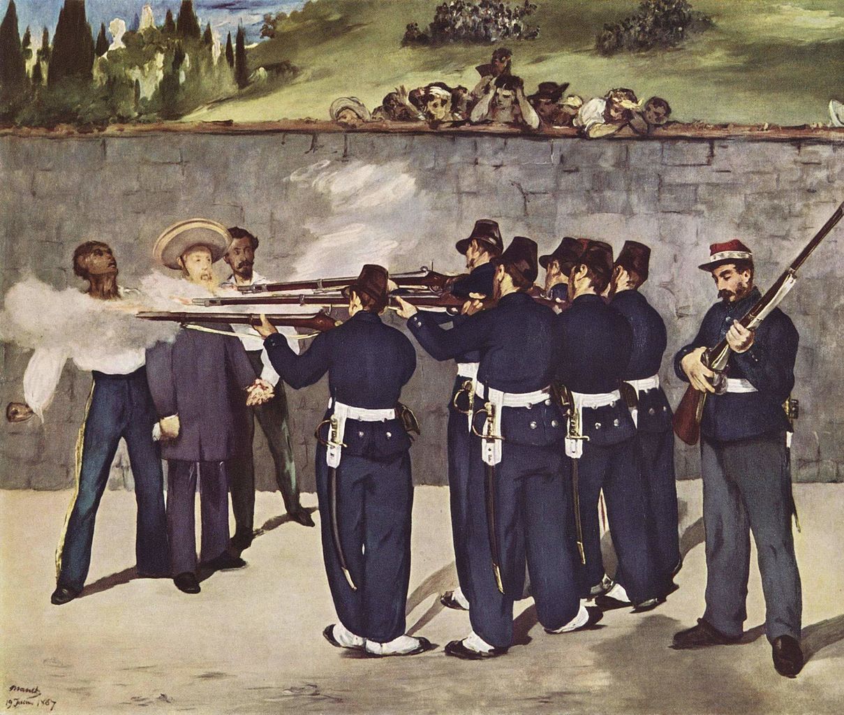 Edouard Manet Excution de lEmpereur Maximilien du Mexique