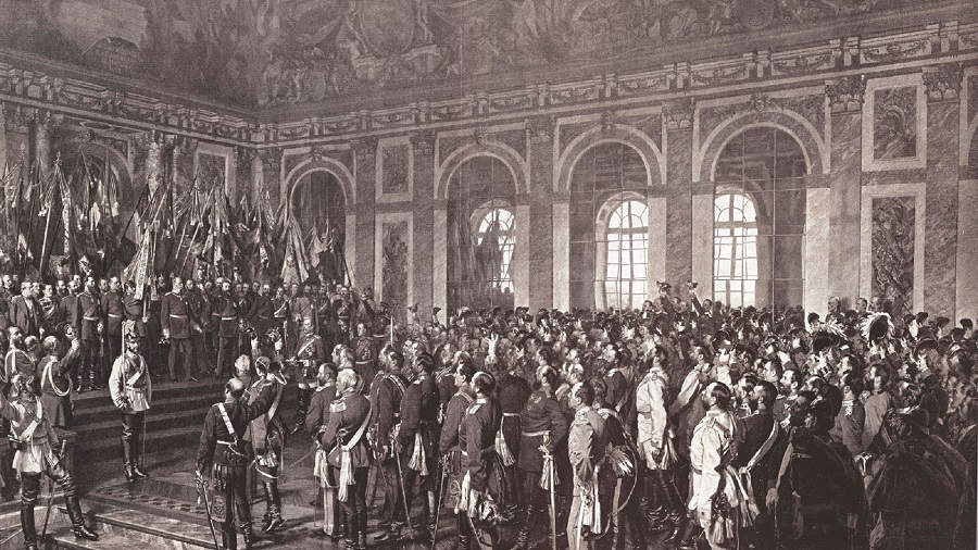 Kasierproklamation Schlossfassung 1871