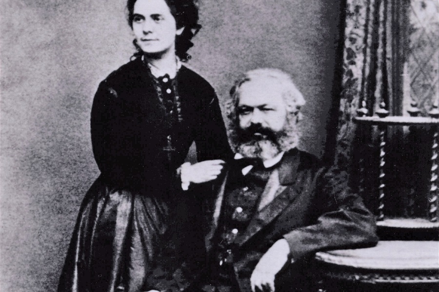 Marx Karl und Jenny 1869