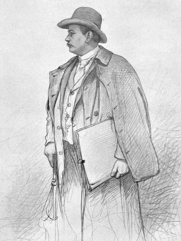 Allers Christian Wilhelm 1894 Selbstportrait