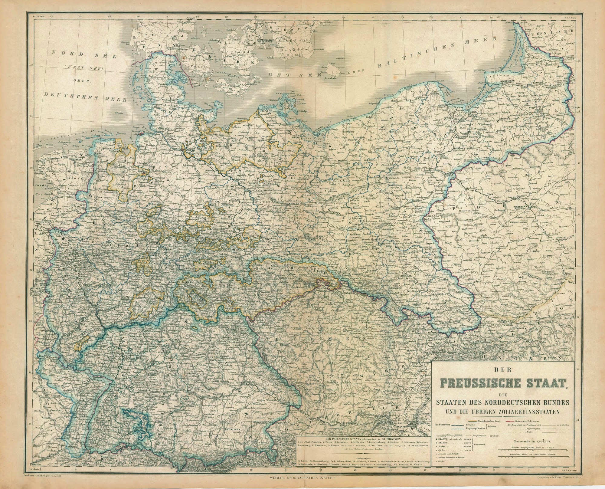 Karte Norddeutscher Bund Otto von Bismarck Stiftung