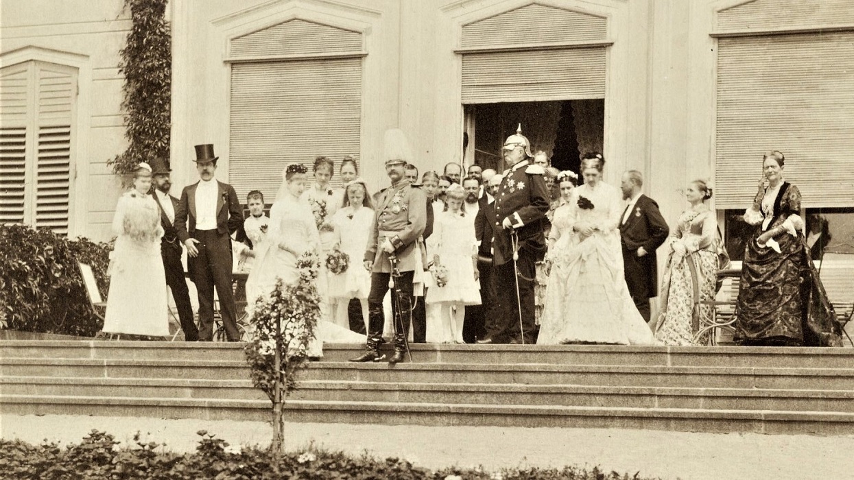1885 1 Bismarck Sybille und Wilhelm Hochzeit