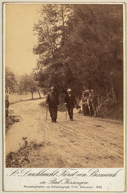 1890 Bismarck und Schweninger in Kissingen