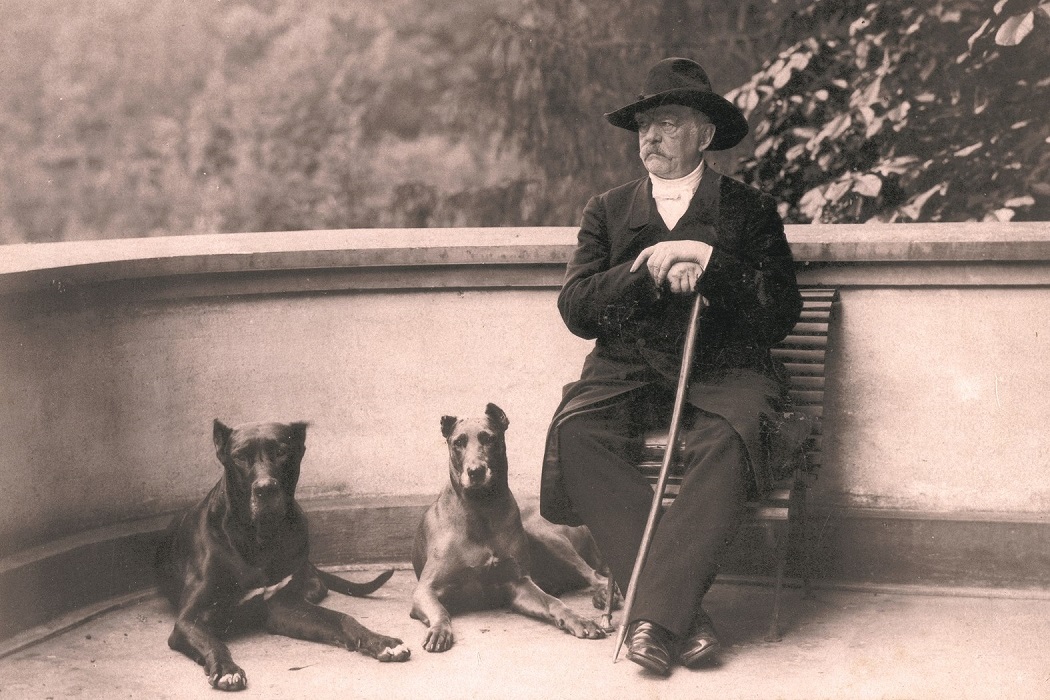 1891 1 Biografie Bismarck und Doggen