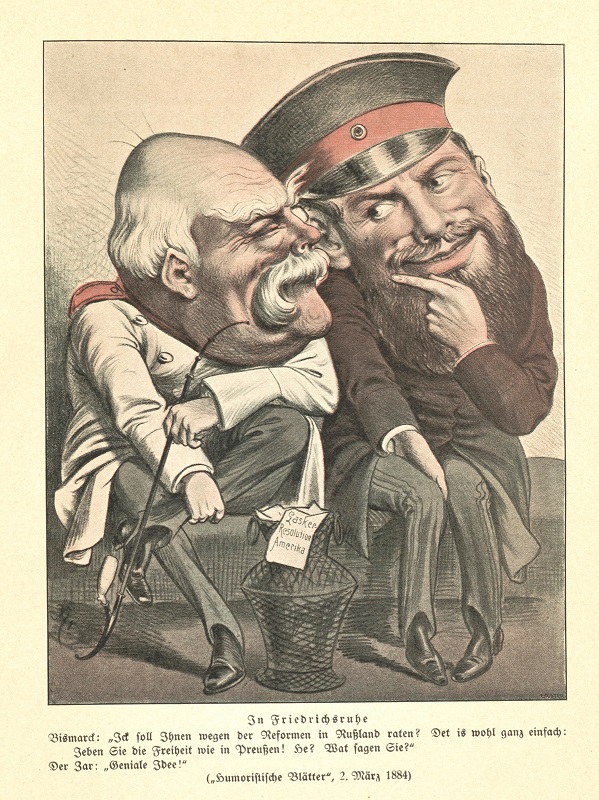 1884 03 Bismarck und der Zar