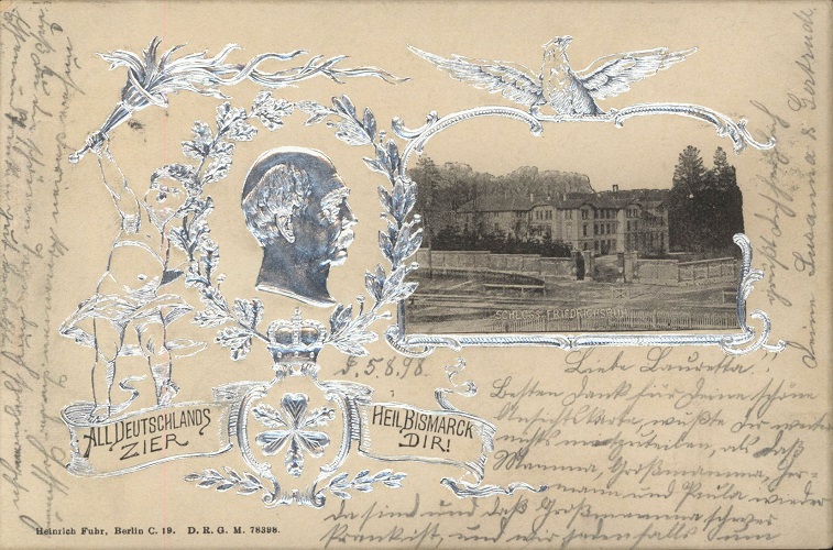 1898 Bismarck Praegekarte a