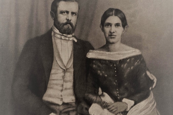 Otto und Johanna von Bismarck Stein19151